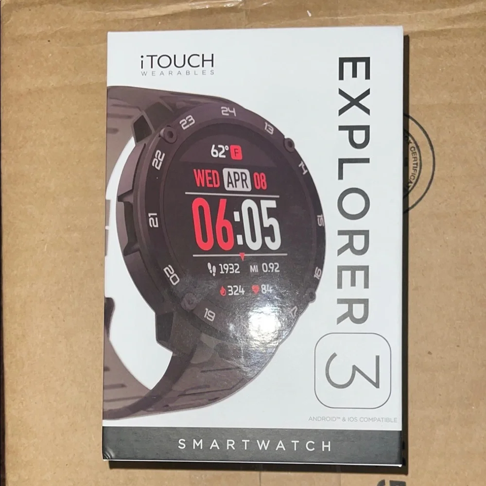 iTouch Explorer 3 Smartwatch with Rugged Design and Fitness Features - Picture 3 of 6